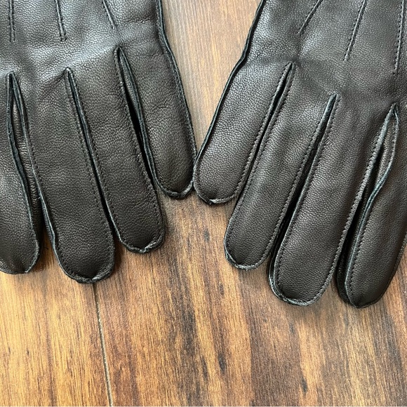 Genuine Leather Gloves – Wool Lined | Unisex | Size 8.5 - Picture 4 of 7
